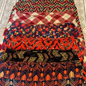 6 pairs of lularoe leggings tall and curvy size